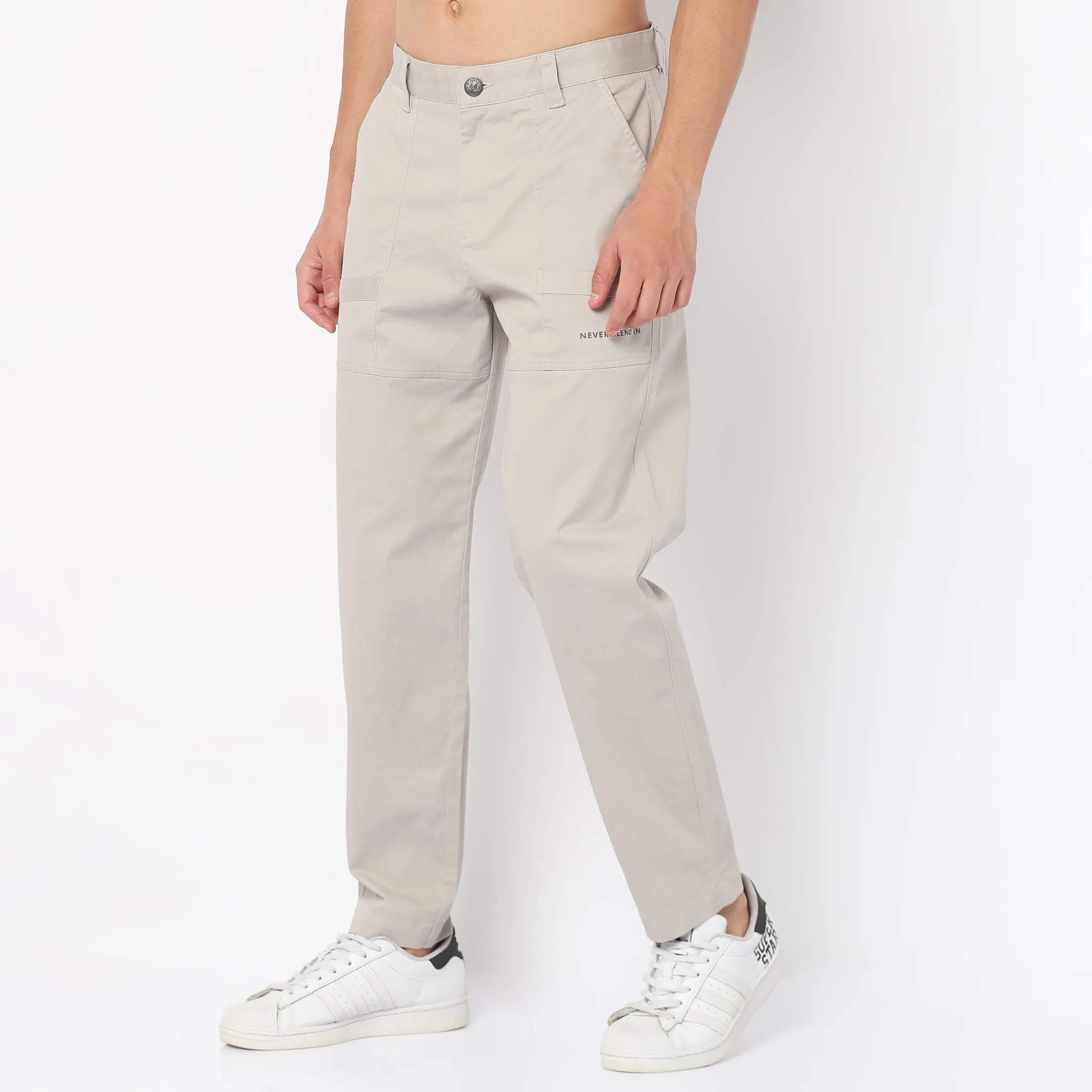 Mid Rise Signature Cargo Pants