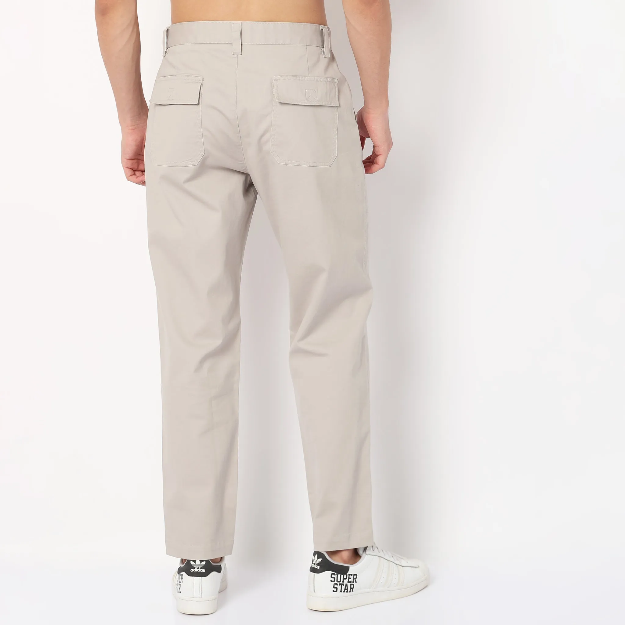 Mid Rise Signature Cargo Pants