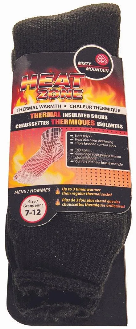 Misty Mountain Heat Zone Heavy Duty Work Thermal Socks - Men's