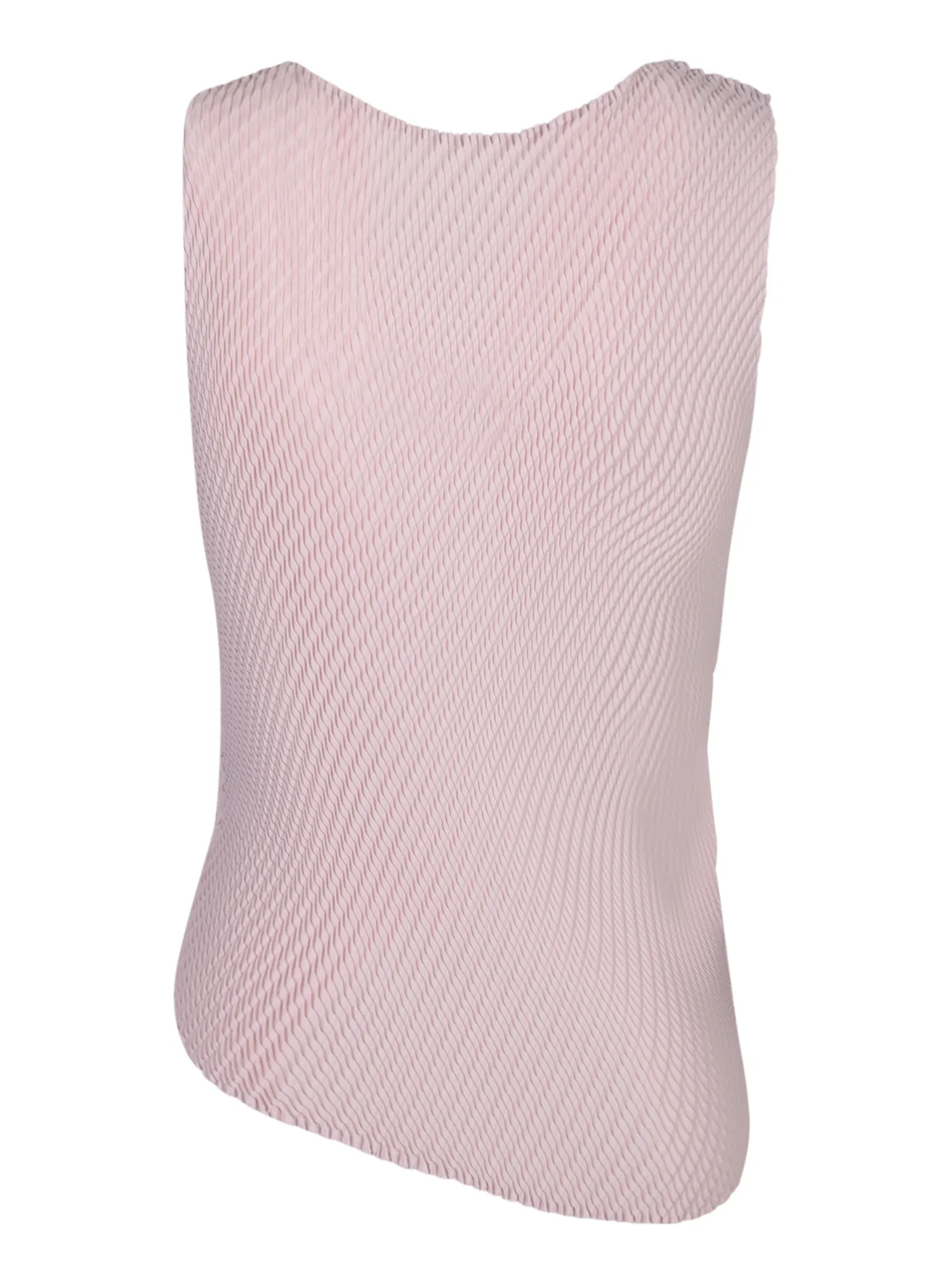 Misty Pleats pink tank top