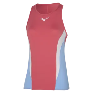 Mizuno Womens Printed Tank Top Tea Rose