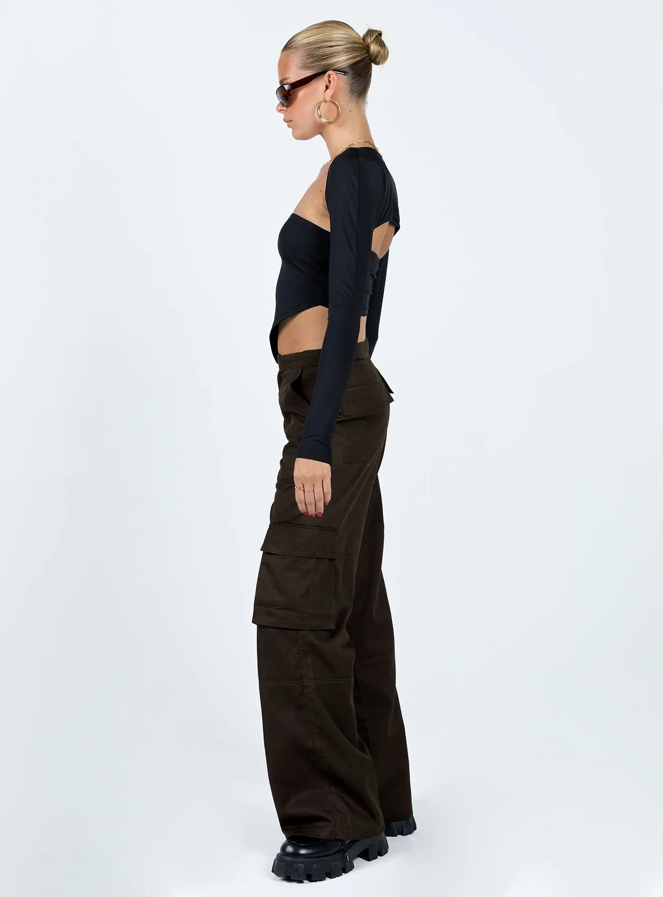 Motel Saul Trouser Dark Brown