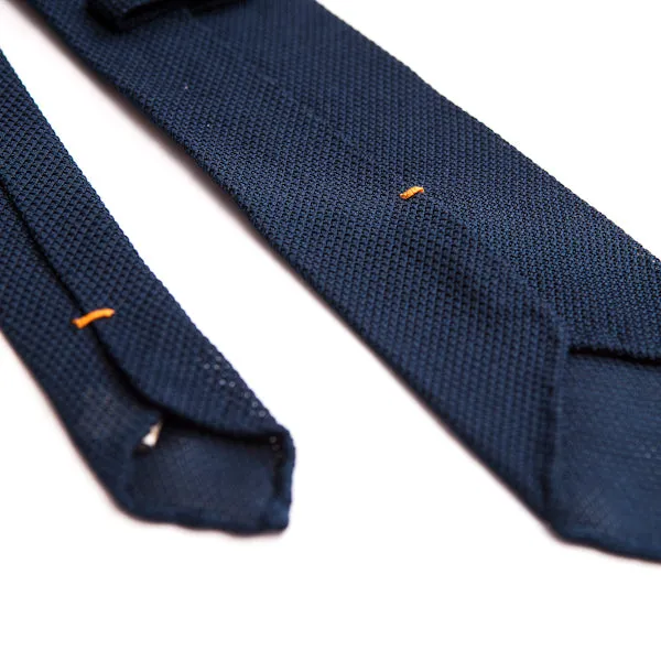 Navy Grenadine Tie