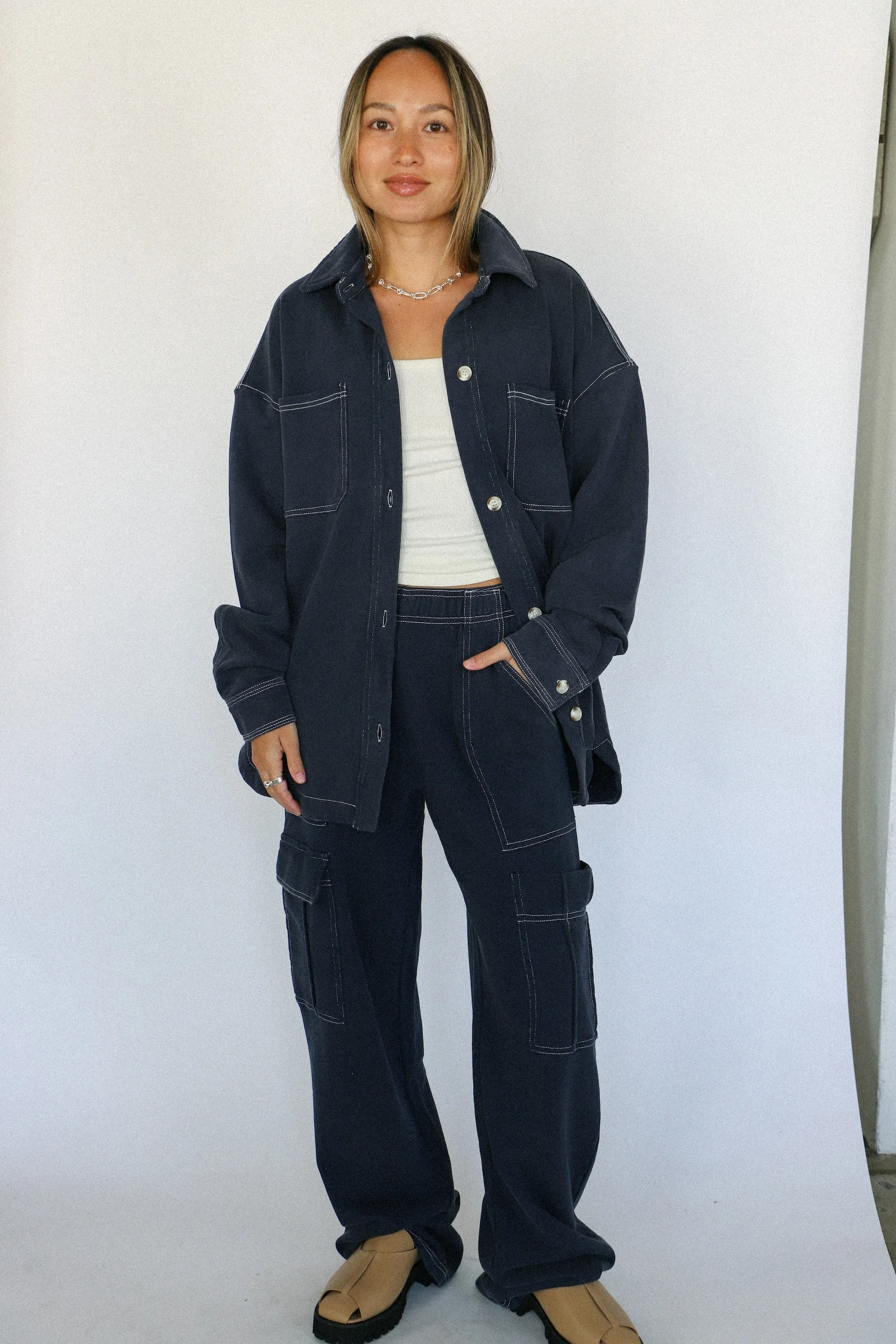 Navy Terry Utility Set