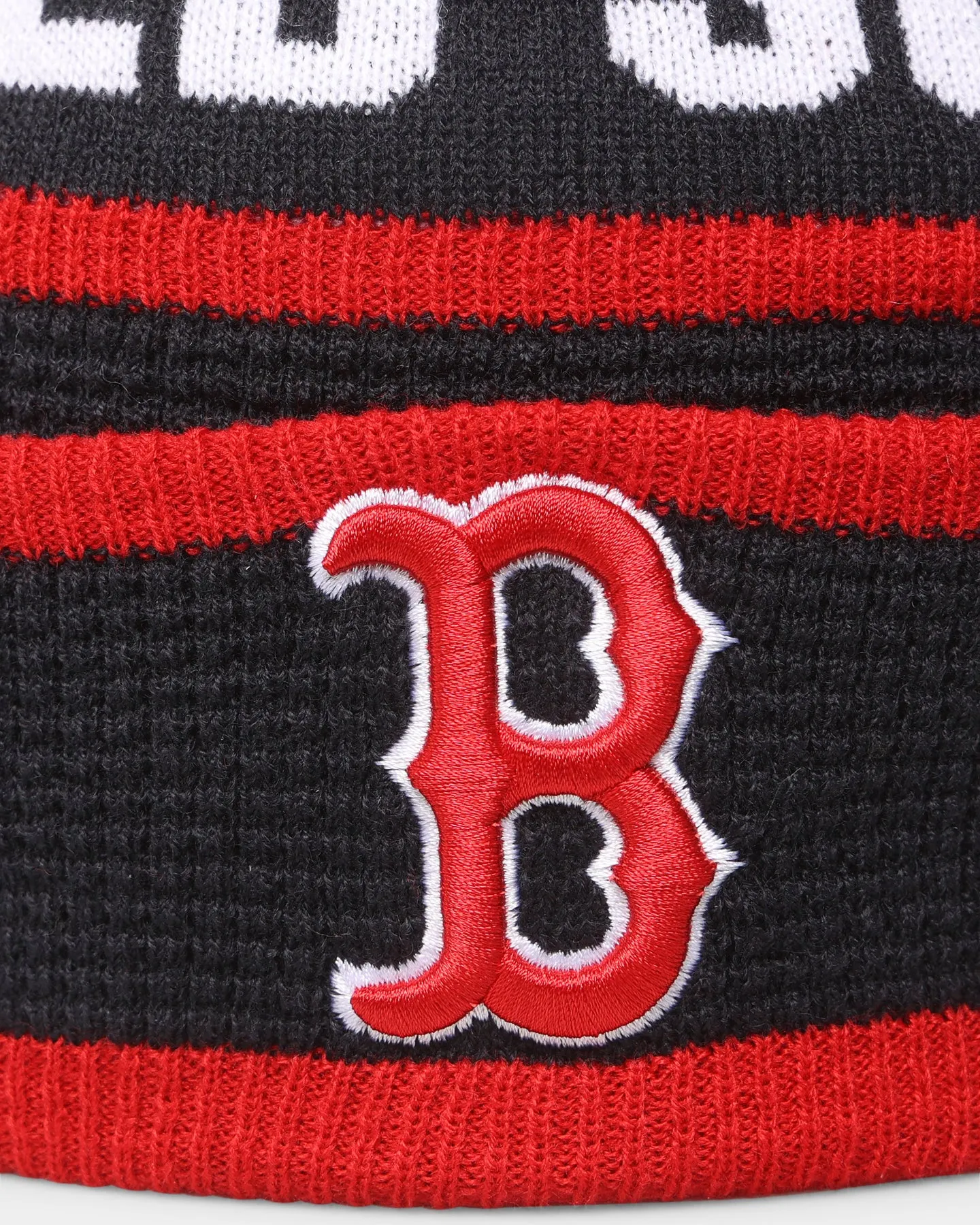 New Era Boston Red Sox Waffle Knit Beanie Original Team Colours