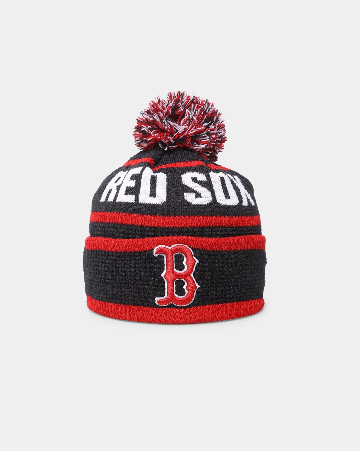 New Era Boston Red Sox Waffle Knit Beanie Original Team Colours