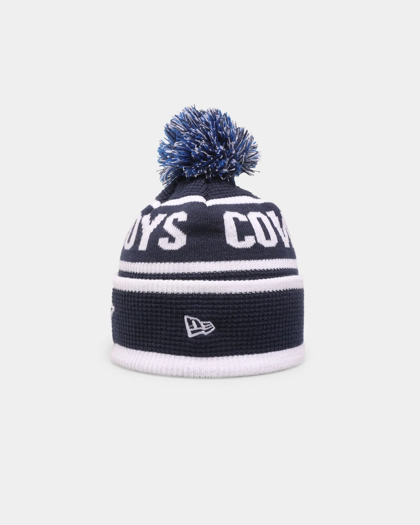 New Era Dallas Cowboys 'NFL '22 Waffle' Pom Knit Beanie OTC