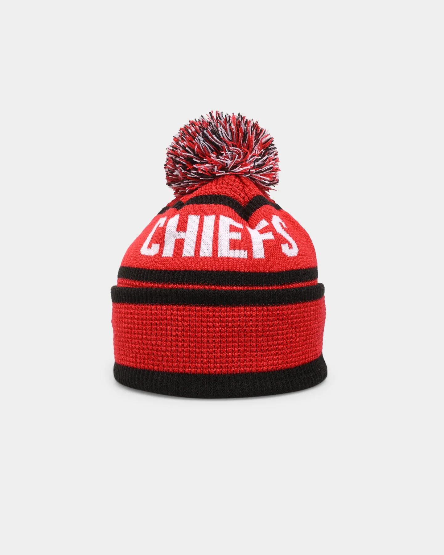 New Era Kansas City Chiefs 'NFL '22 Waffle' Pom Knit Beanie OTC