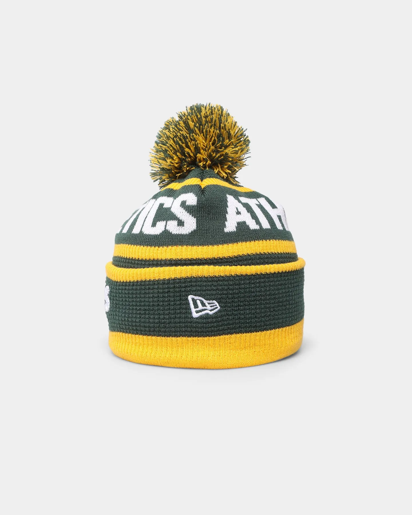 New Era Oakland Athletics Waffle Knit Beanie Original Team Colours