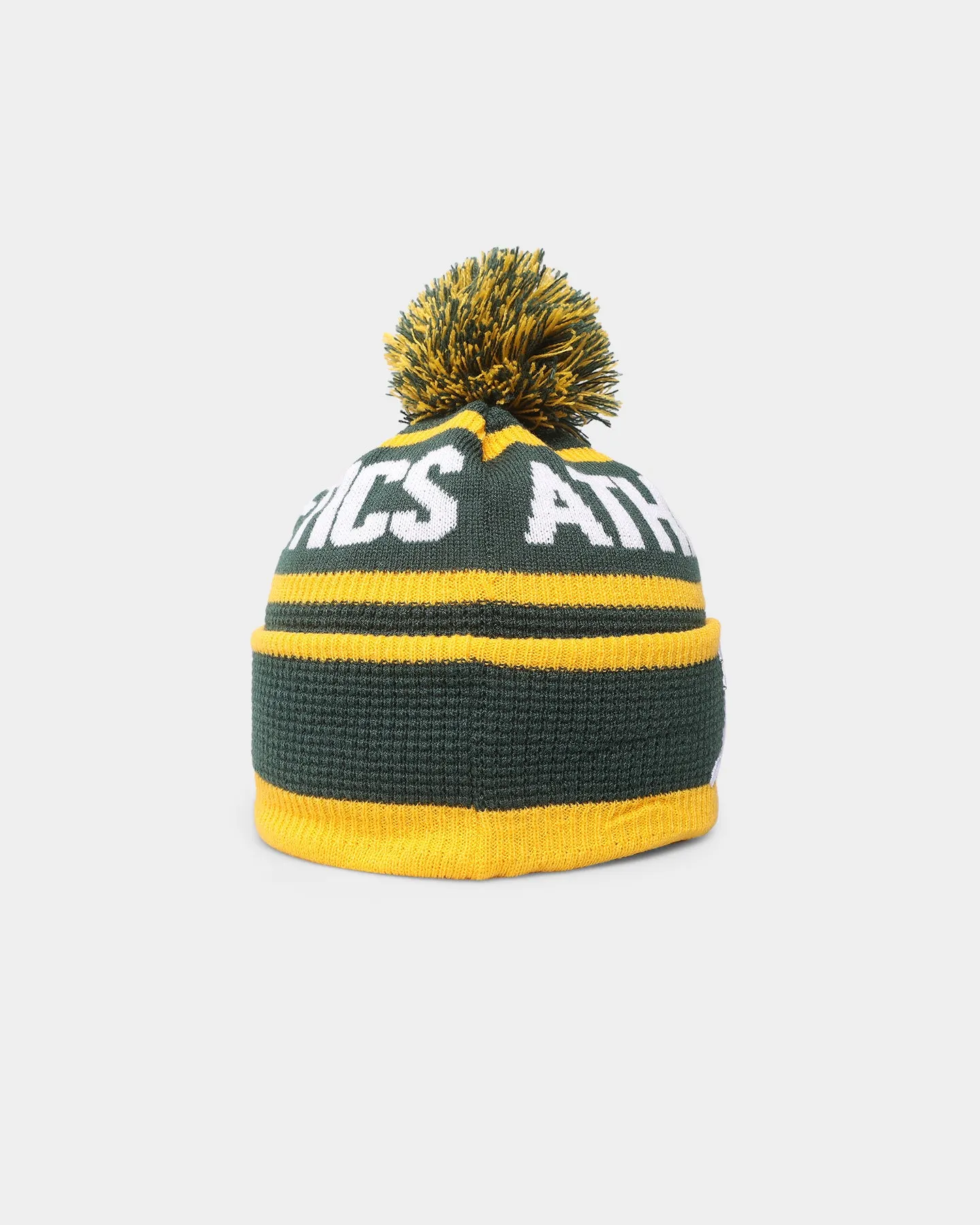 New Era Oakland Athletics Waffle Knit Beanie Original Team Colours