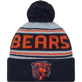 NFL Chicago Bears New Era Pom Wordmark Knit Hat