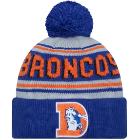 NFL Denver Broncos New Era Pom Wordmark Knit Hat