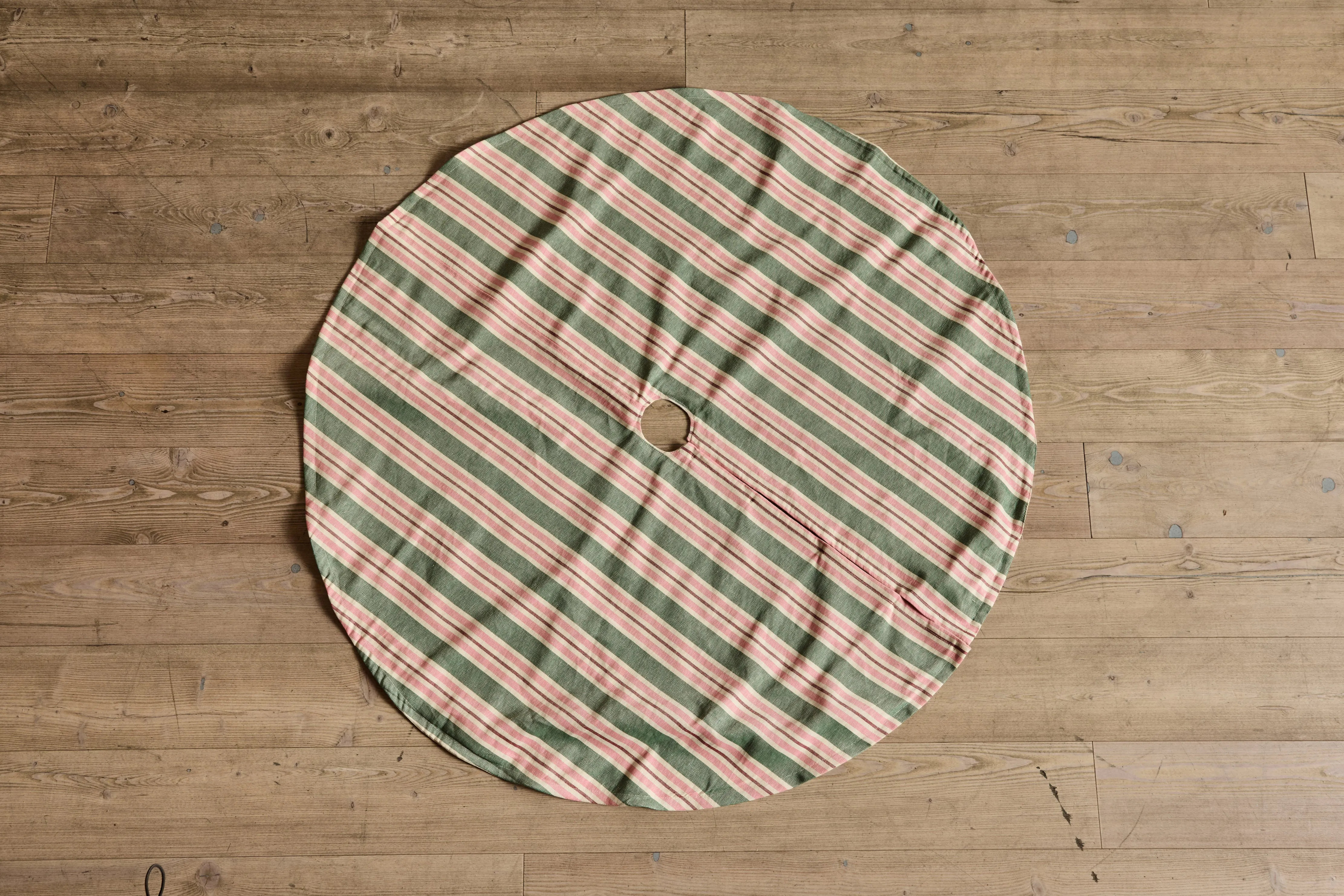 Nickey Kehoe Tree Skirt, Candy Stripe