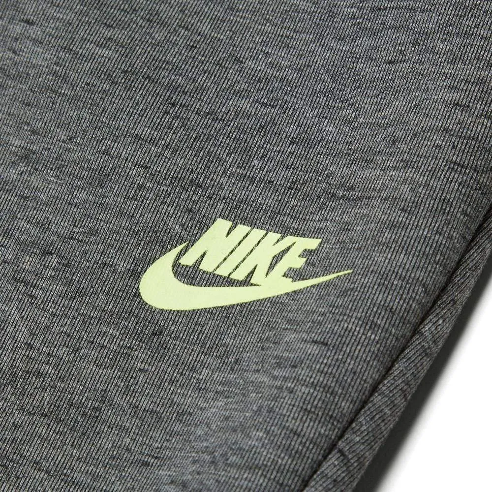 NIKE TECH FLEECE PANTS Tumbled Grey & Volt