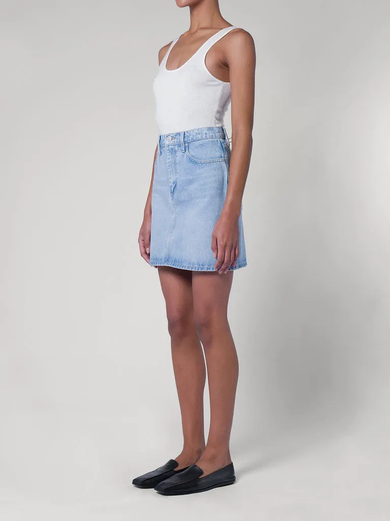 Nobody Denim Piper Skirt in Indigo Dreams