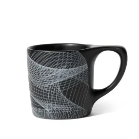 notNeutral x Chaim Machlev Lino Coffee Mug (10oz) - Dots to Lines Black