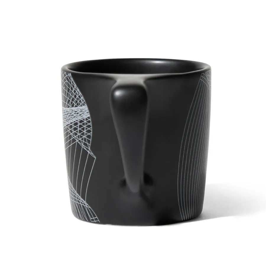 notNeutral x Chaim Machlev Lino Coffee Mug (10oz) - Dots to Lines Black