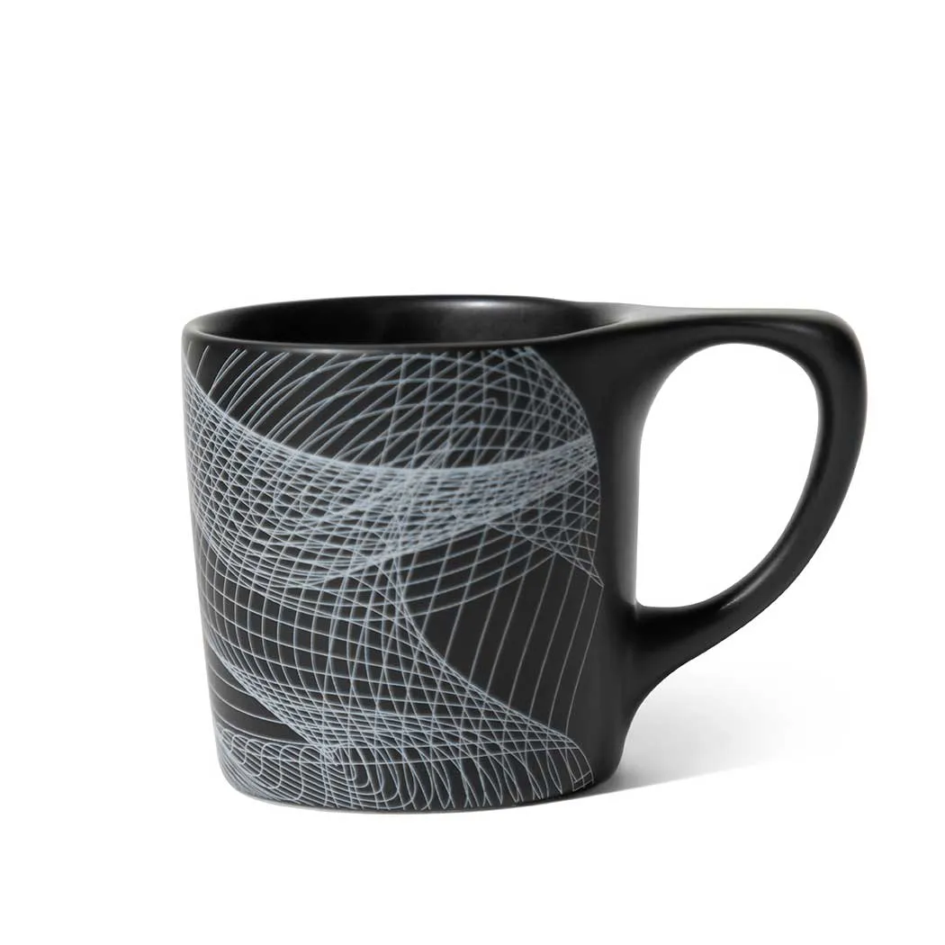 notNeutral x Chaim Machlev Lino Coffee Mug (10oz) - Dots to Lines Black