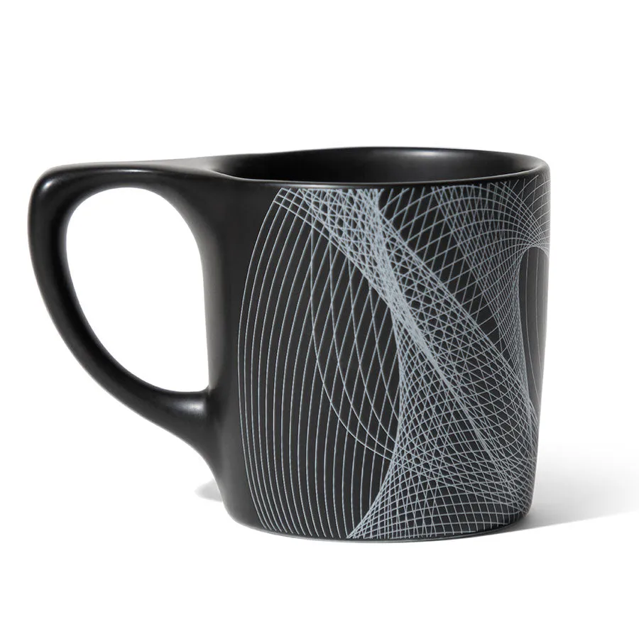 notNeutral x Chaim Machlev Lino Coffee Mug (10oz) - Dots to Lines Black