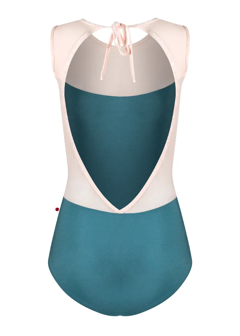 Olivia Mesh Tank Leotard (Frost/Blush/Misty Rose)