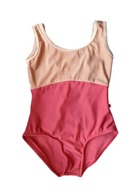 ON SALE Anna Duo Tank Leotard (Lipstick/Blush/Misty Rose)