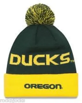 Oregon Ducks New Era Knit Cuffed Hat