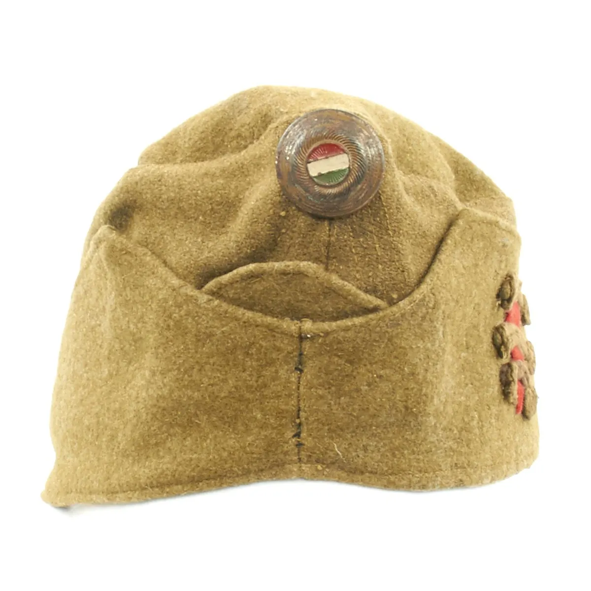 Original WWII Hungarian Artillery Overseas Side Cap