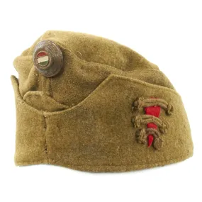 Original WWII Hungarian Artillery Overseas Side Cap