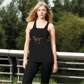 Pachycephalosaurus Women's Loose Racerback Tank Top