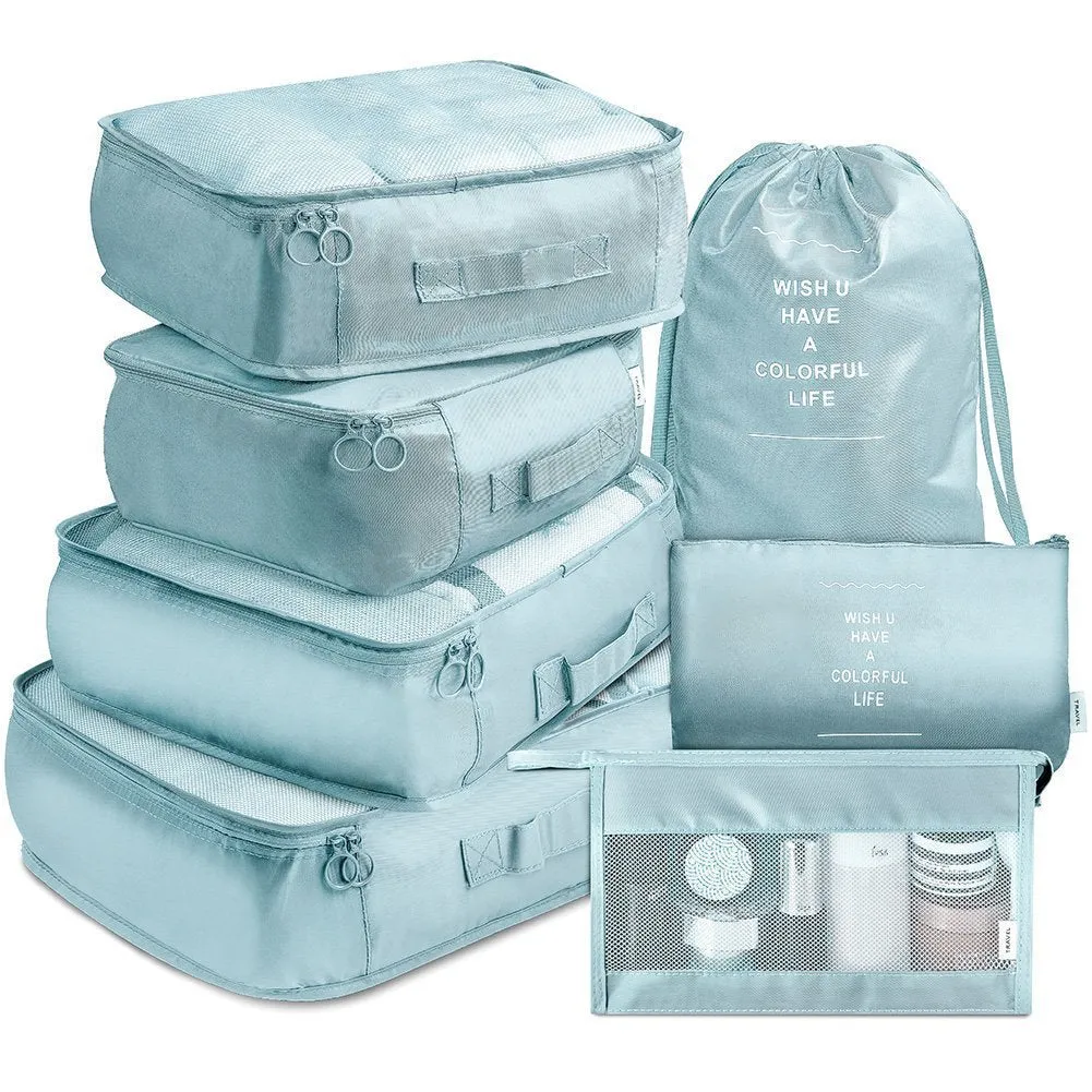 Packing Cubes Set - 7pcs Compression Packing Cubes for Travel