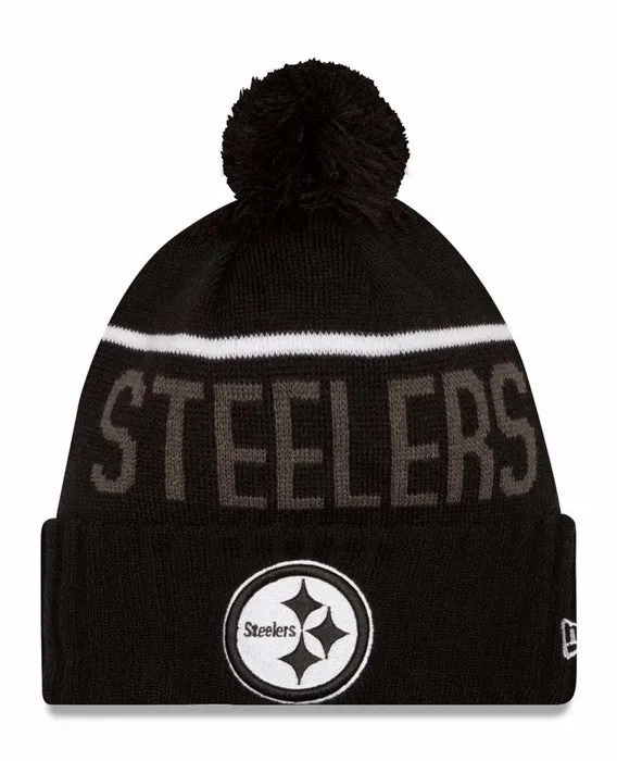 Pittsburgh Steelers New Era Black Sport Knit Hat