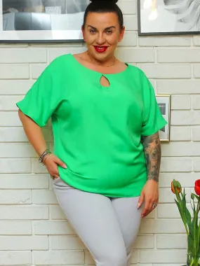 Plus size blouse model 169032 Karko