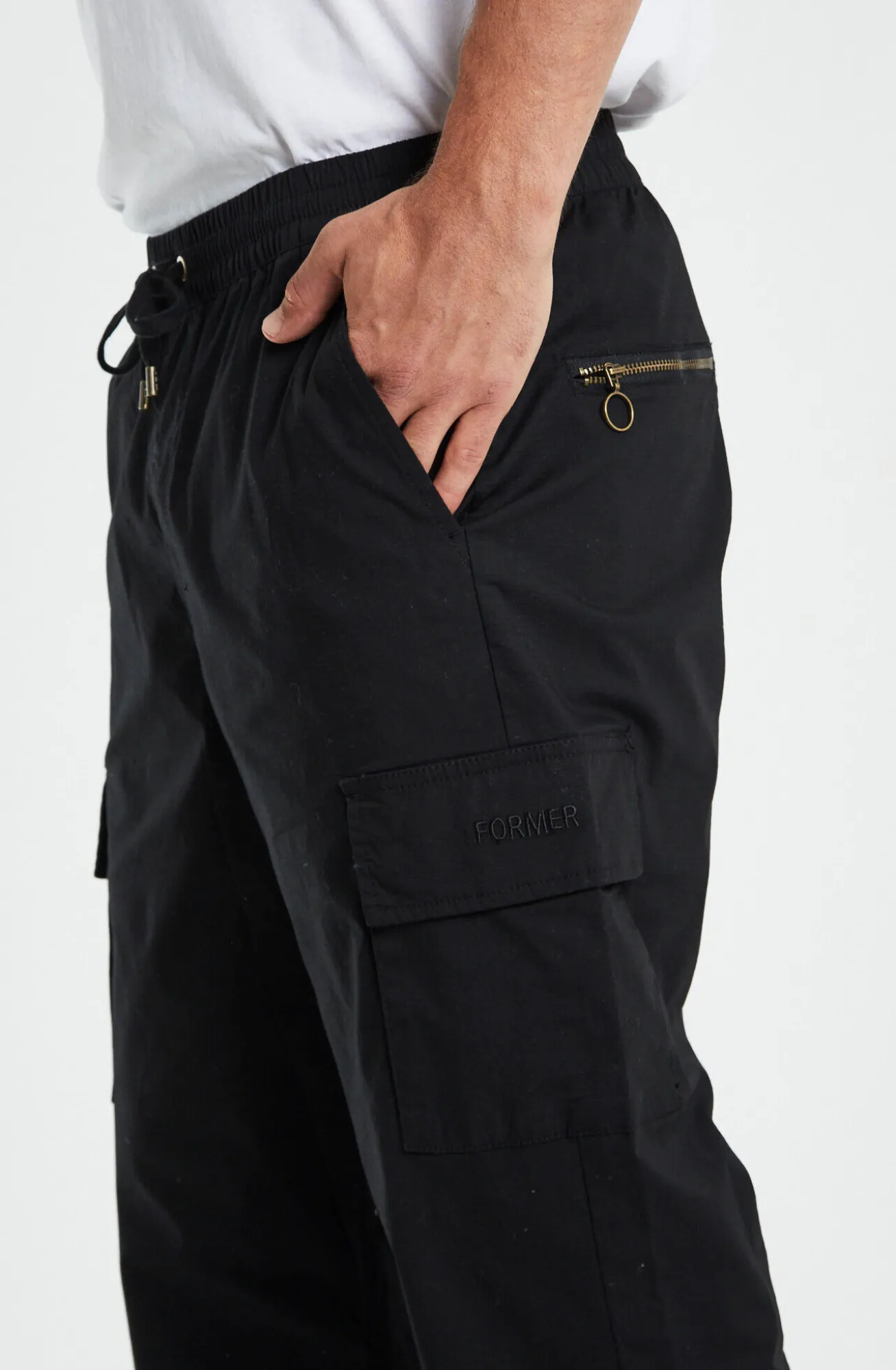 PRAYER CARGO PANTS (Black)