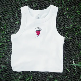 "Bad Fruit" Rib Crop Tank