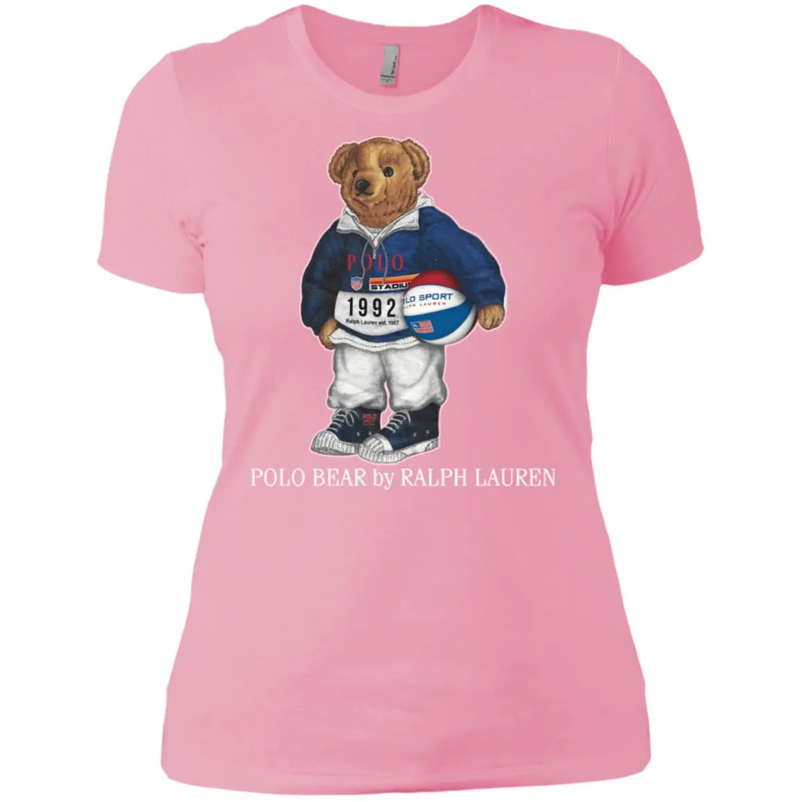 Ralph Lauren Polo Bear T-shirt Women Cotton T-Shirt