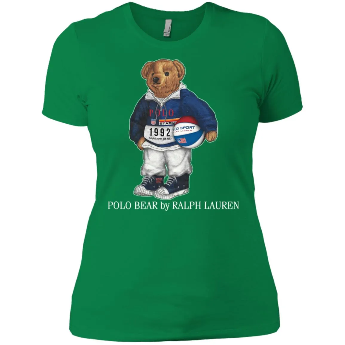 Ralph Lauren Polo Bear T-shirt Women Cotton T-Shirt