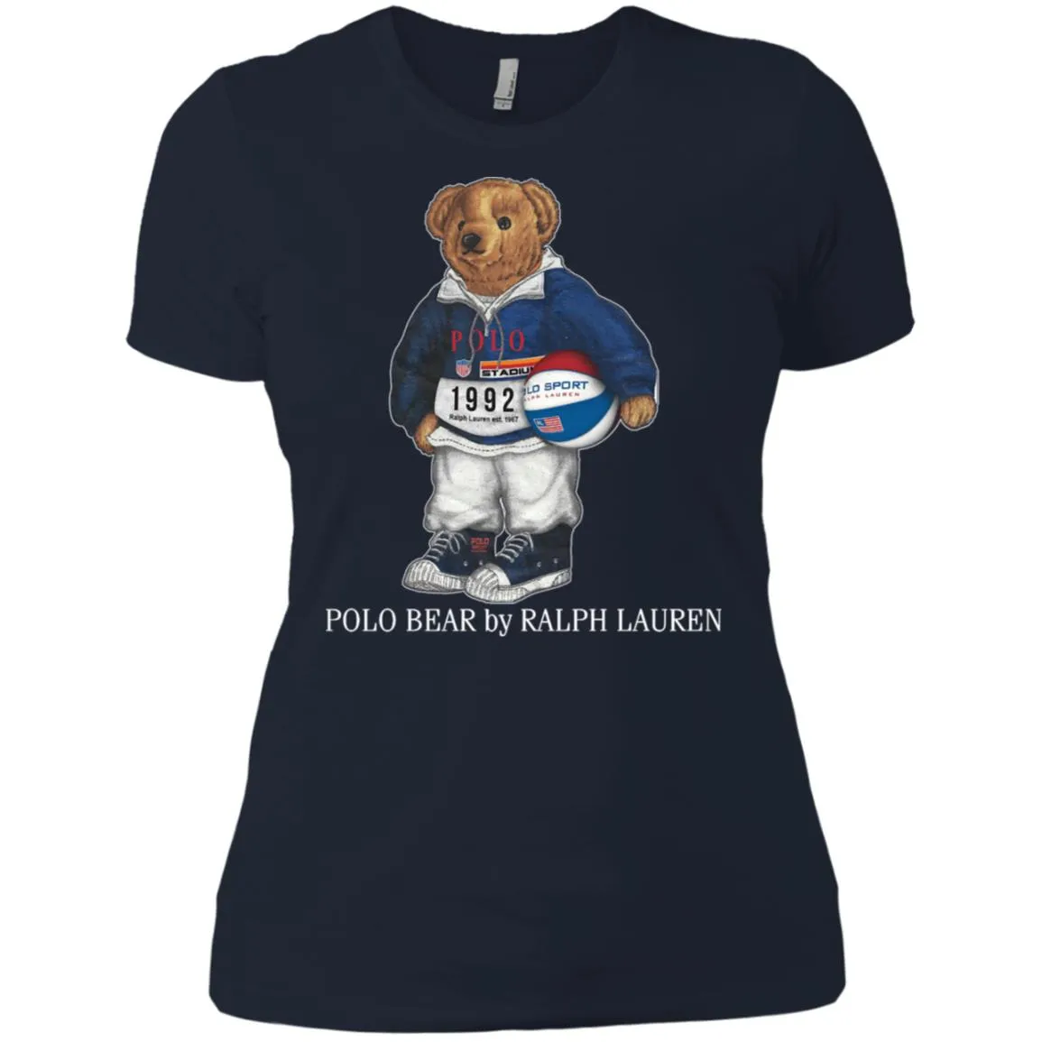 Ralph Lauren Polo Bear T-shirt Women Cotton T-Shirt