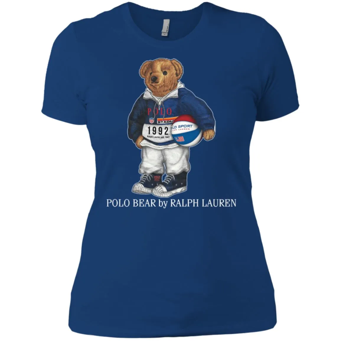 Ralph Lauren Polo Bear T-shirt Women Cotton T-Shirt