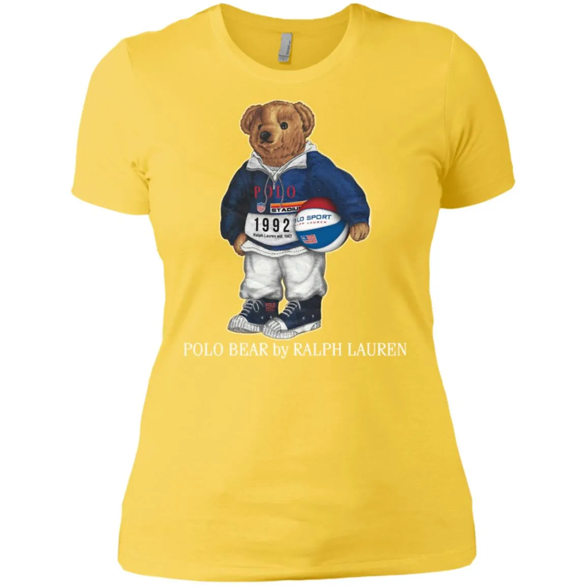 Ralph Lauren Polo Bear T-shirt Women Cotton T-Shirt