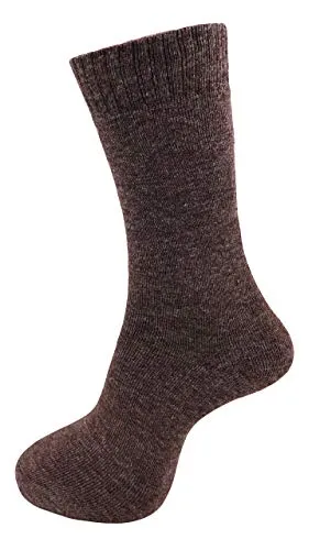 RC. ROYAL CLASS Men's Woolen Calf Length Solid Thick Terry Winter Wear Socks (Multicolor, Free Size) - Combo Pack of 5 Pairs