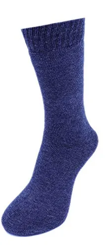 RC. ROYAL CLASS Men's Woolen Calf Length Solid Thick Terry Winter Wear Socks (Multicolor, Free Size) - Combo Pack of 5 Pairs