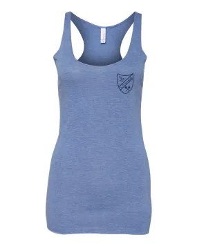 Riviera Club Vintage Shield Racerback Blue