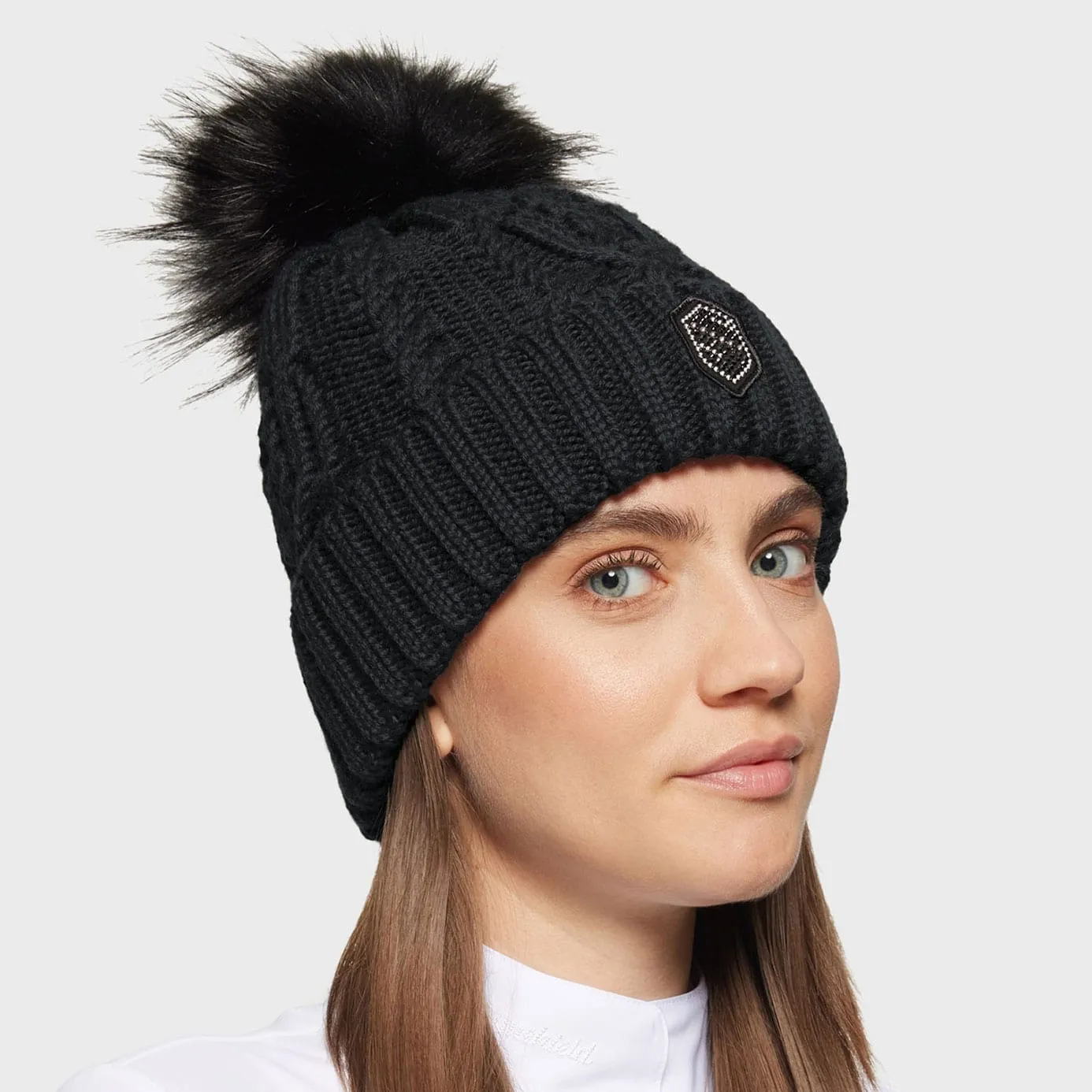 Samshield Nora Pearl Bobble Hat - Black