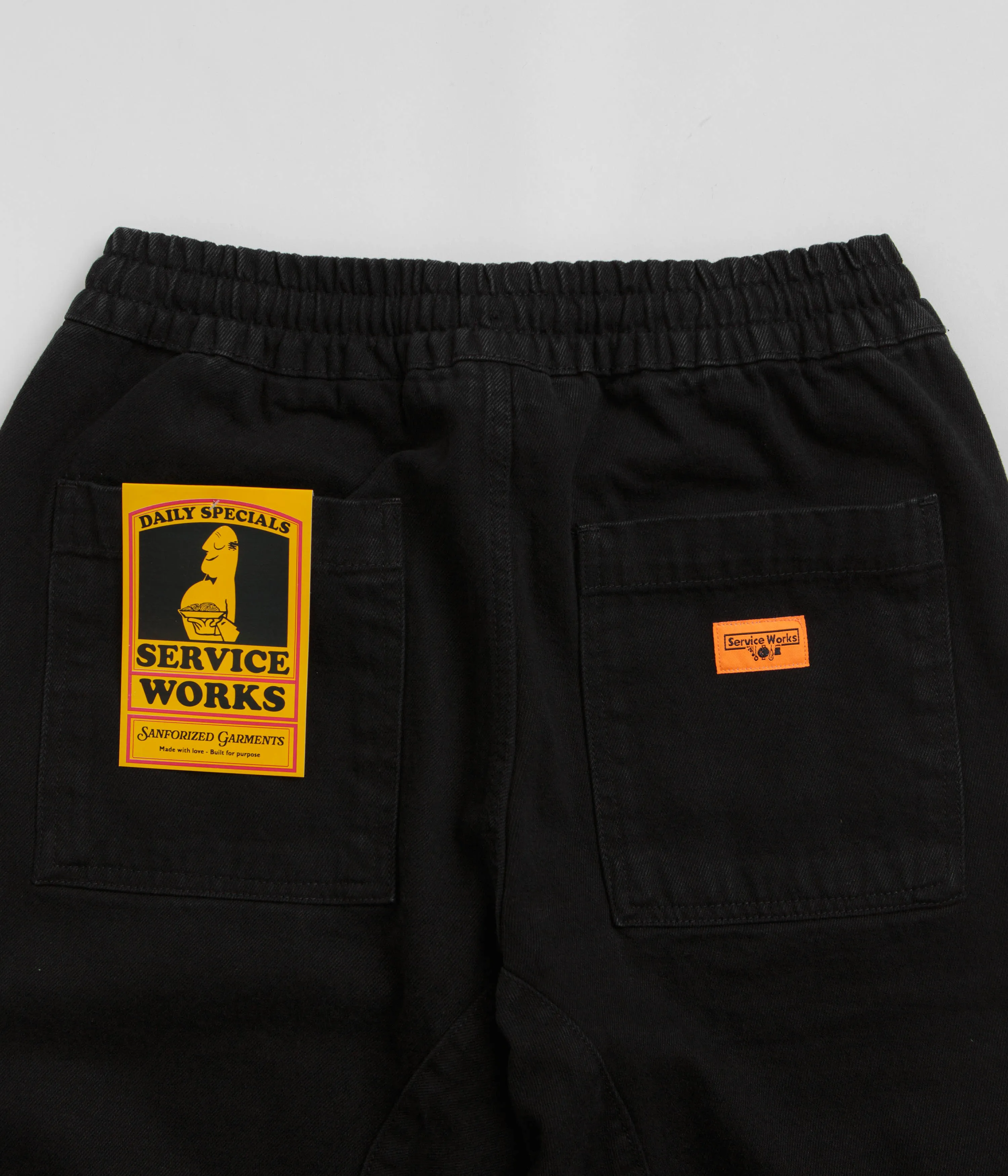 Service Works Denim Chef Pants - Black