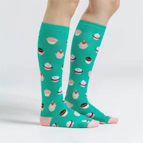 Sock It To Me Let Them Eat Cupcakes Knee High Socks