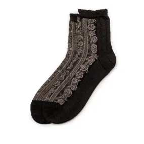 SOCKS Black | Sheer Wool Blend