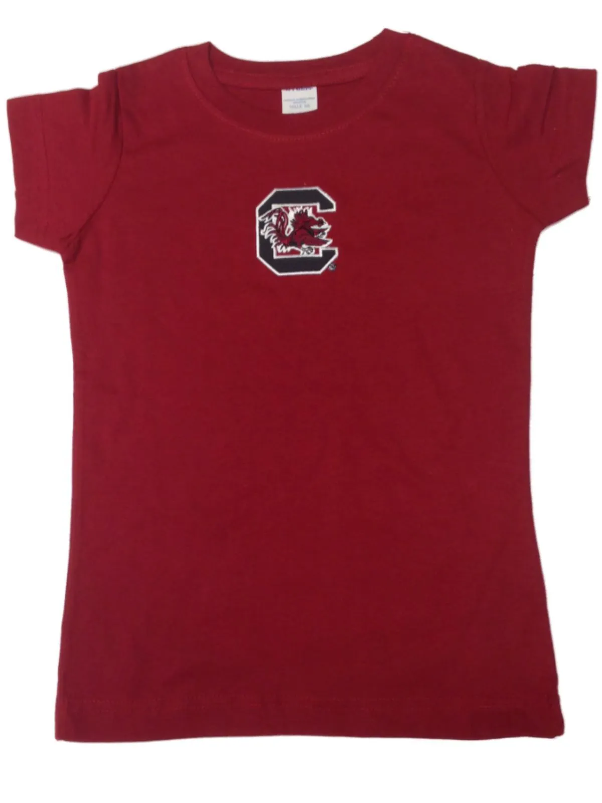 South Carolina Gamecocks TFA Toddler Girls Red Long Length Cotton T-Shirt