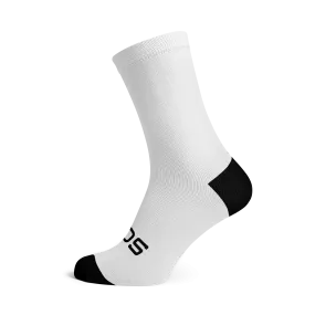 Sox Solid White Crew Length Socks