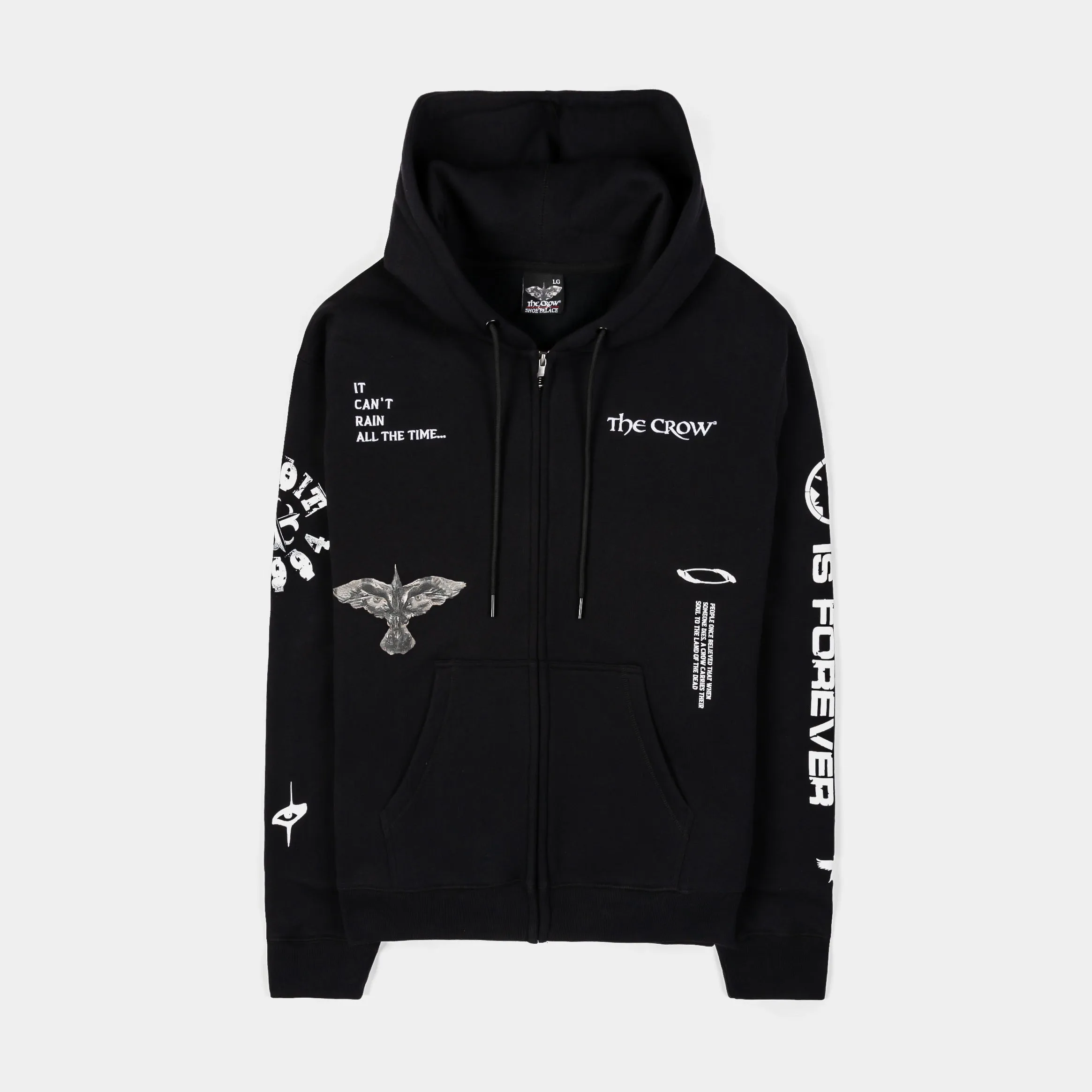 SP x The Crow 1994 Pullover Mens Hoodie (Black/White)