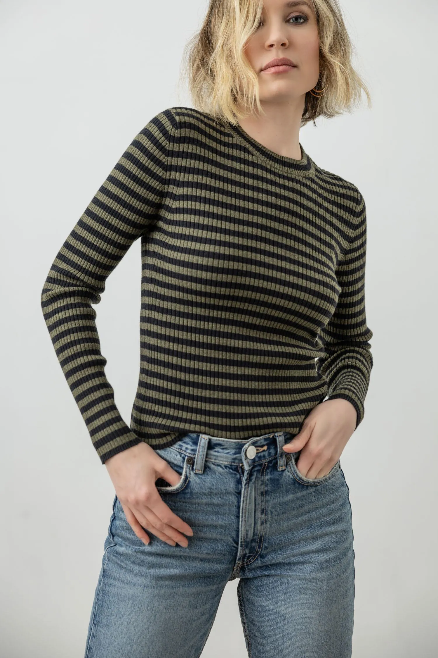 Striped Crewneck Sweater